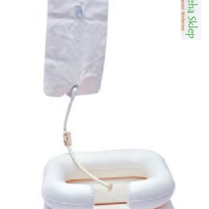 Miska do mycia głowy w łóżku z prysznicem