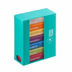 Kasetka na leki tygodniowa 7/4