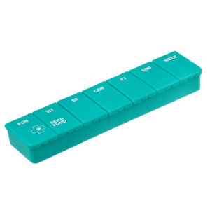 Kasetka tygodniowa na leki na dobę na 7 dni