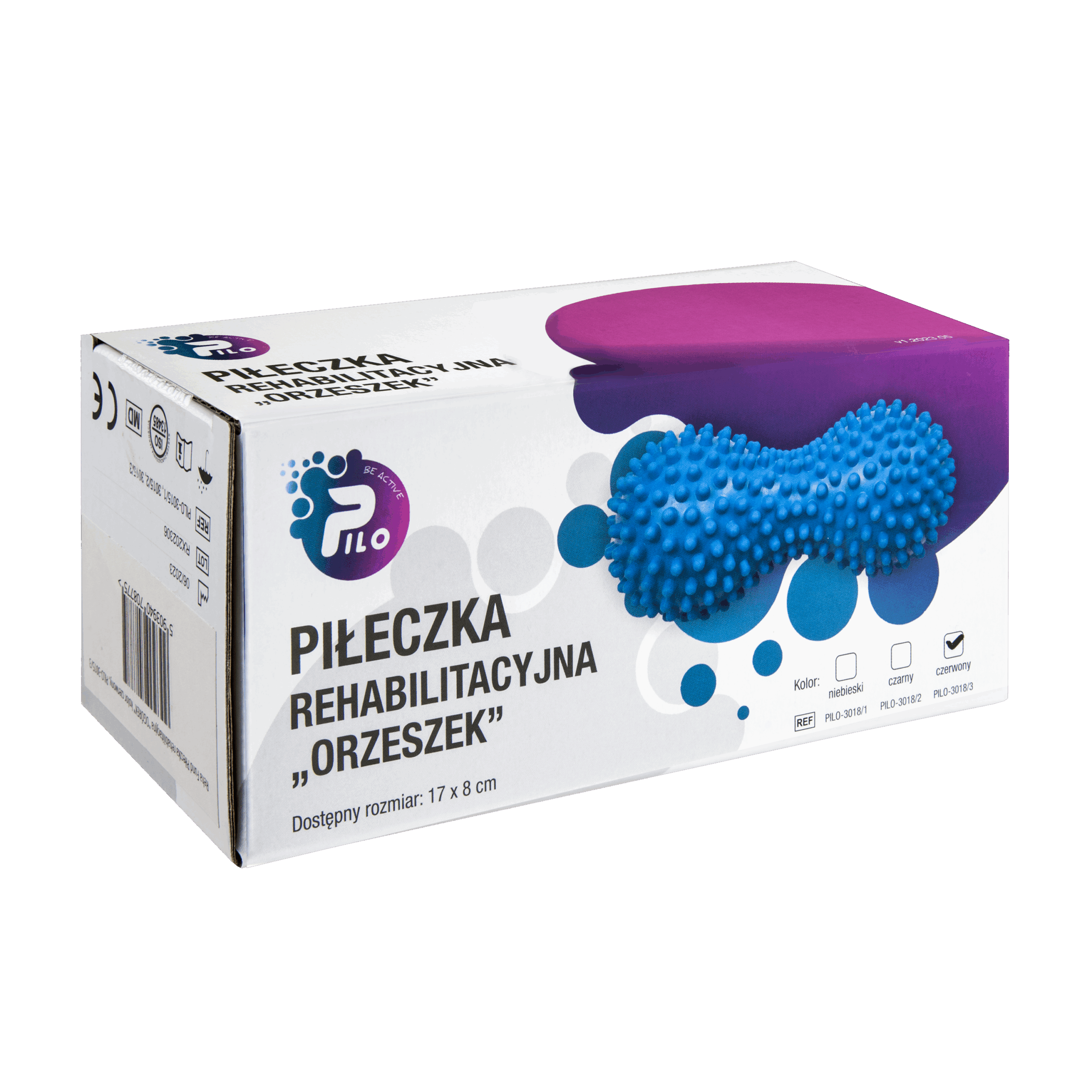 Piłeczka rehabilitacyjna orzeszek - obrazek 2