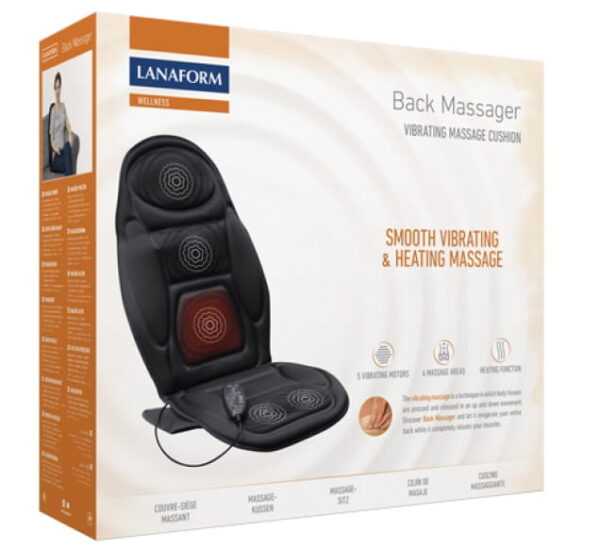 Masażer na fotel Lanaform Back Mass - obrazek 3