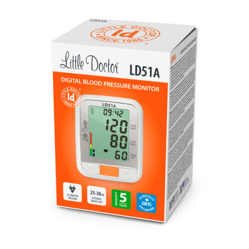 Ciśnieniomierz automatyczny LD51A z zasilaczem - obrazek 2